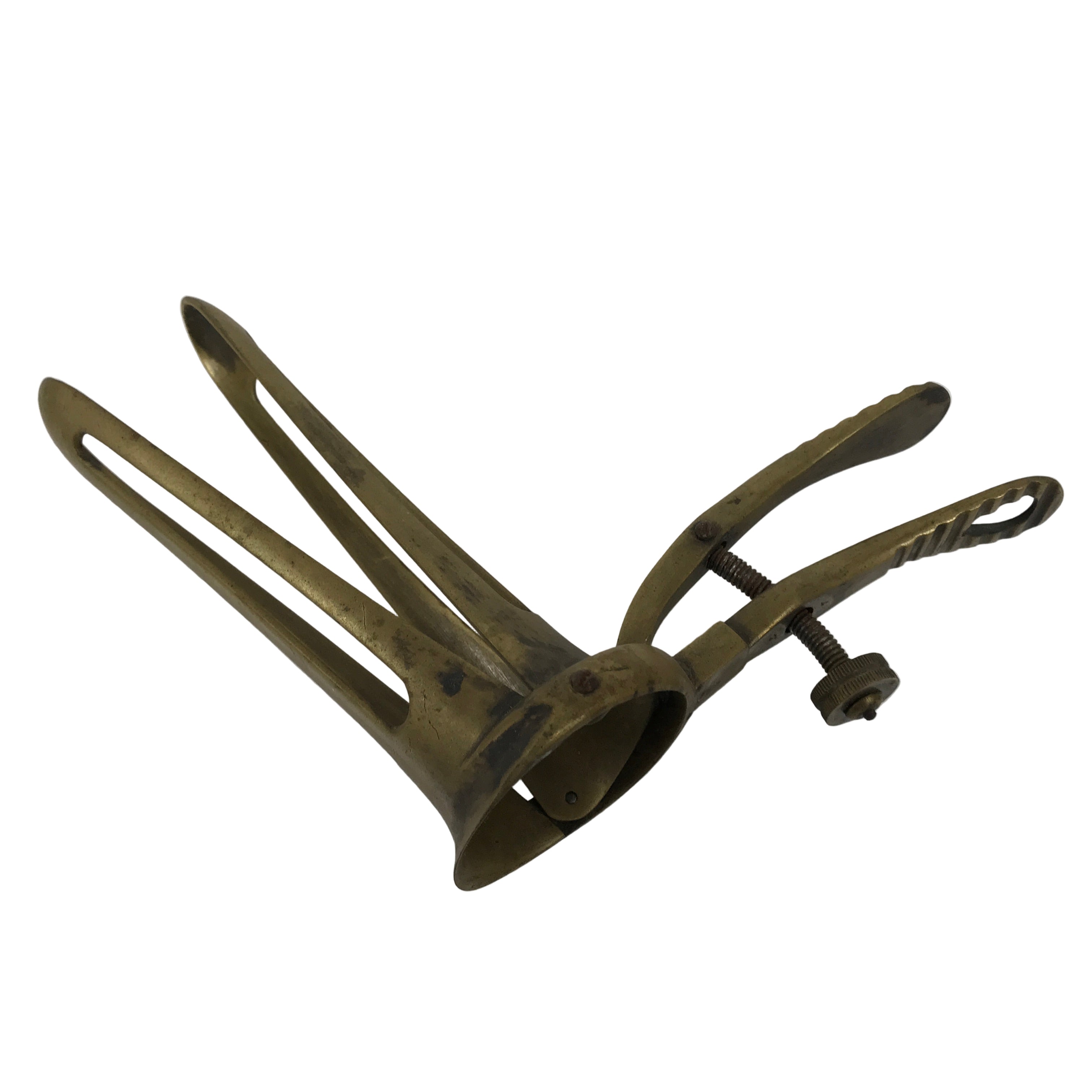 Antique Japanese Brass Vaginal Speculum Tool Gynecology Medical Equipment JK918