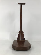 Antique Japanese Brushed Lacquer Wooden Sword Display Stand Storage Rack JK848