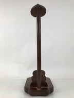 Antique Japanese Brushed Lacquer Wooden Sword Display Stand Storage Rack JK848