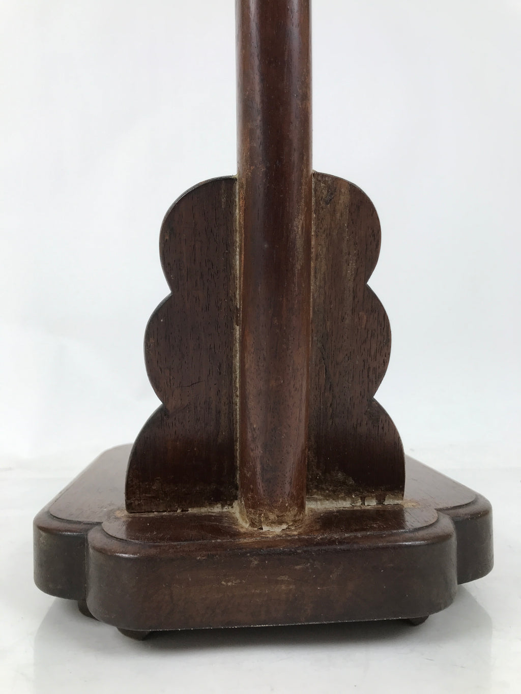 Antique Japanese Brushed Lacquer Wooden Sword Display Stand Storage Rack JK848