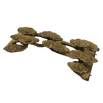 Antique Japanese Buddhist Altar Carved Lacquer Wood Spare Part Gold Clouds BA461