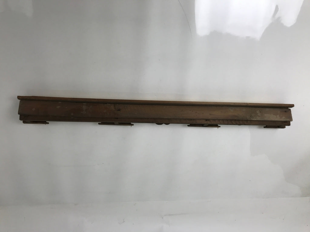 Antique Japanese Buddhist Altar Carved Lacquer Wood Spare Part Gold Leaves BA573