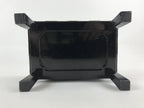 Antique Japanese Buddhist Altar Fitting Lacquered Kyozukue Offering Table BU994