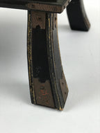 Antique Japanese Buddhist Altar Fitting Lacquered Kyozukue Offering Table BU994