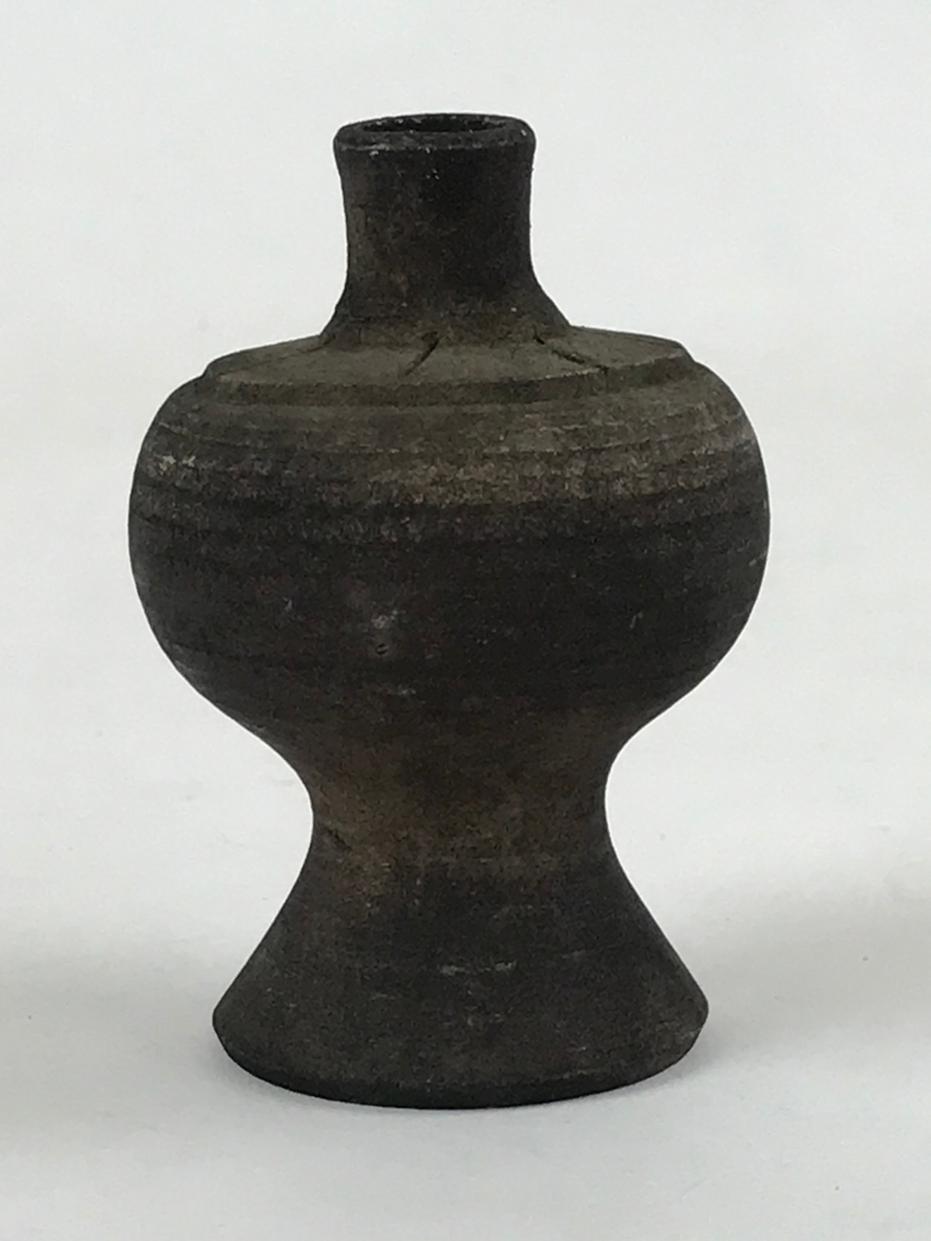 Antique Japanese Buddhist Altar Fitting Metal Flower Small Vase Butsugu BA182