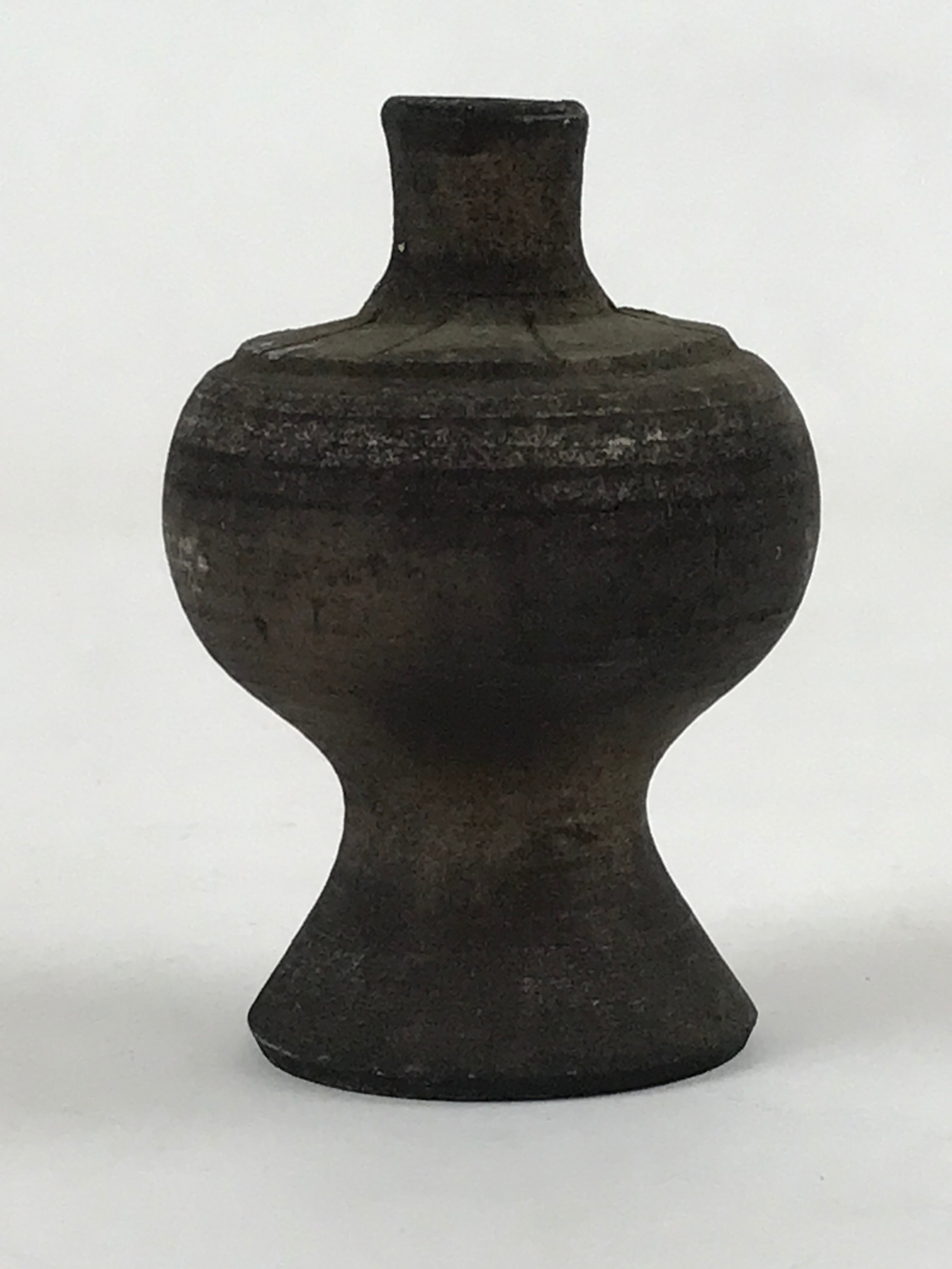 Antique Japanese Buddhist Altar Fitting Metal Flower Small Vase Butsugu BA182