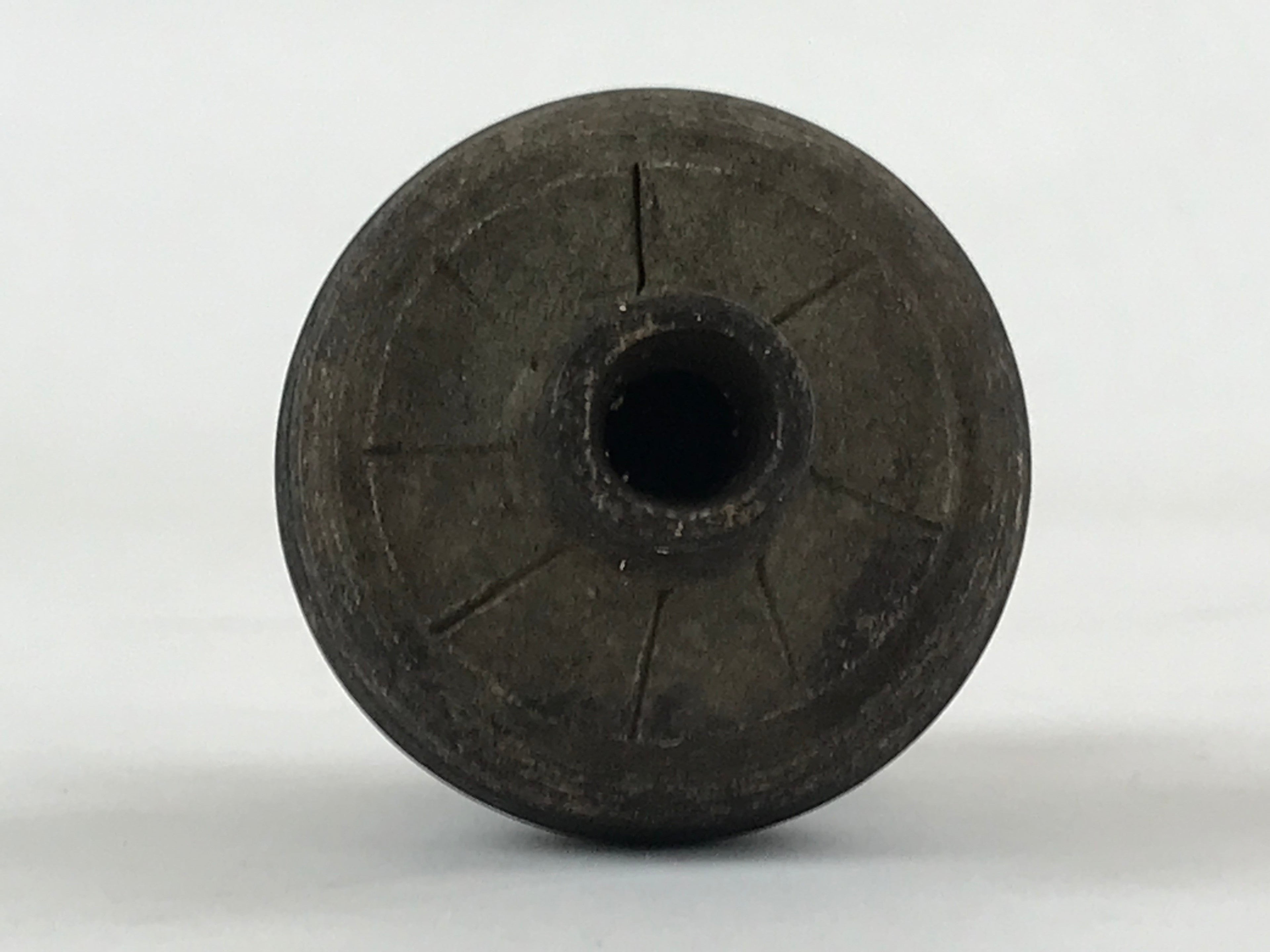 Antique Japanese Buddhist Altar Fitting Metal Flower Small Vase Butsugu BA182