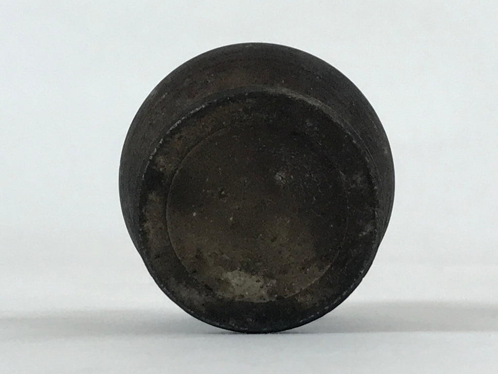 Antique Japanese Buddhist Altar Fitting Metal Flower Small Vase Butsugu BA182