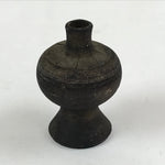 Antique Japanese Buddhist Altar Fitting Metal Flower Small Vase Butsugu BA182