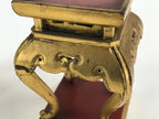 Antique Japanese Buddhist Altar Fitting Offering Stand Butsugu Set Gold BU991