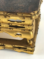 Antique Japanese Buddhist Altar Fitting Offering Table Maejyoku Uwajyoku BU993