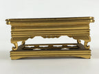 Antique Japanese Buddhist Altar Fitting Offering Table Maejyoku Uwajyoku BU993
