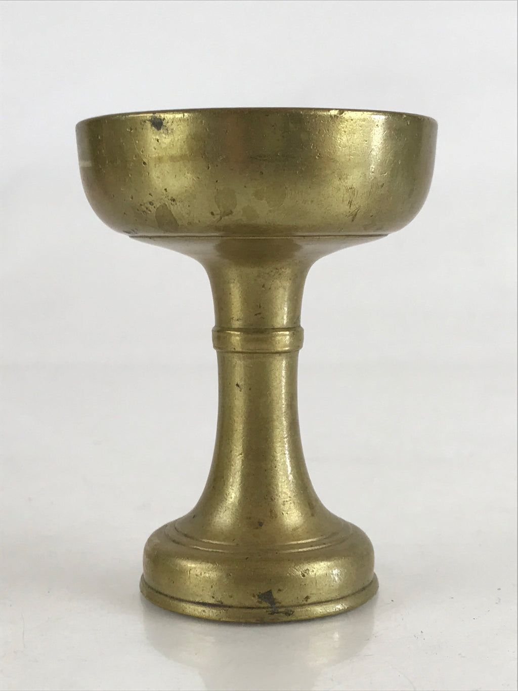 Antique Japanese Buddhist Altar Fitting Rice Offering Cup Buppanki Butsugu Gold