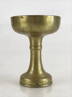 Antique Japanese Buddhist Altar Fitting Rice Offering Cup Buppanki Butsugu Gold