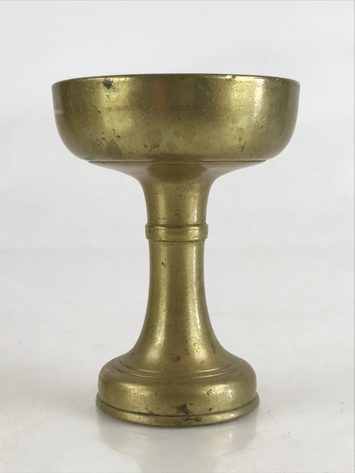 Antique Japanese Buddhist Altar Fitting Rice Offering Cup Buppanki Butsugu Gold