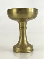 Antique Japanese Buddhist Altar Fitting Rice Offering Cup Buppanki Butsugu Gold