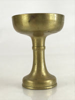 Antique Japanese Buddhist Altar Fitting Rice Offering Cup Buppanki Butsugu Gold