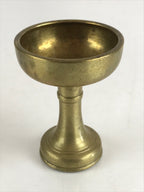 Antique Japanese Buddhist Altar Fitting Rice Offering Cup Buppanki Butsugu Gold