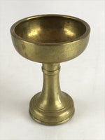 Antique Japanese Buddhist Altar Fitting Rice Offering Cup Buppanki Butsugu Gold