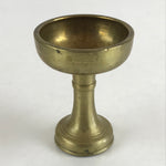 Antique Japanese Buddhist Altar Fitting Rice Offering Cup Buppanki Butsugu Gold