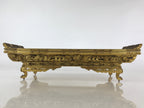 Antique Japanese Buddhist Altar Fitting Wood Lacquer Offering Table Maejyoku BU9