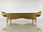 Antique Japanese Buddhist Altar Fitting Wood Lacquer Offering Table Maejyoku BU9