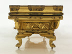 Antique Japanese Buddhist Altar Fitting Wood Lacquer Offering Table Maejyoku BU9