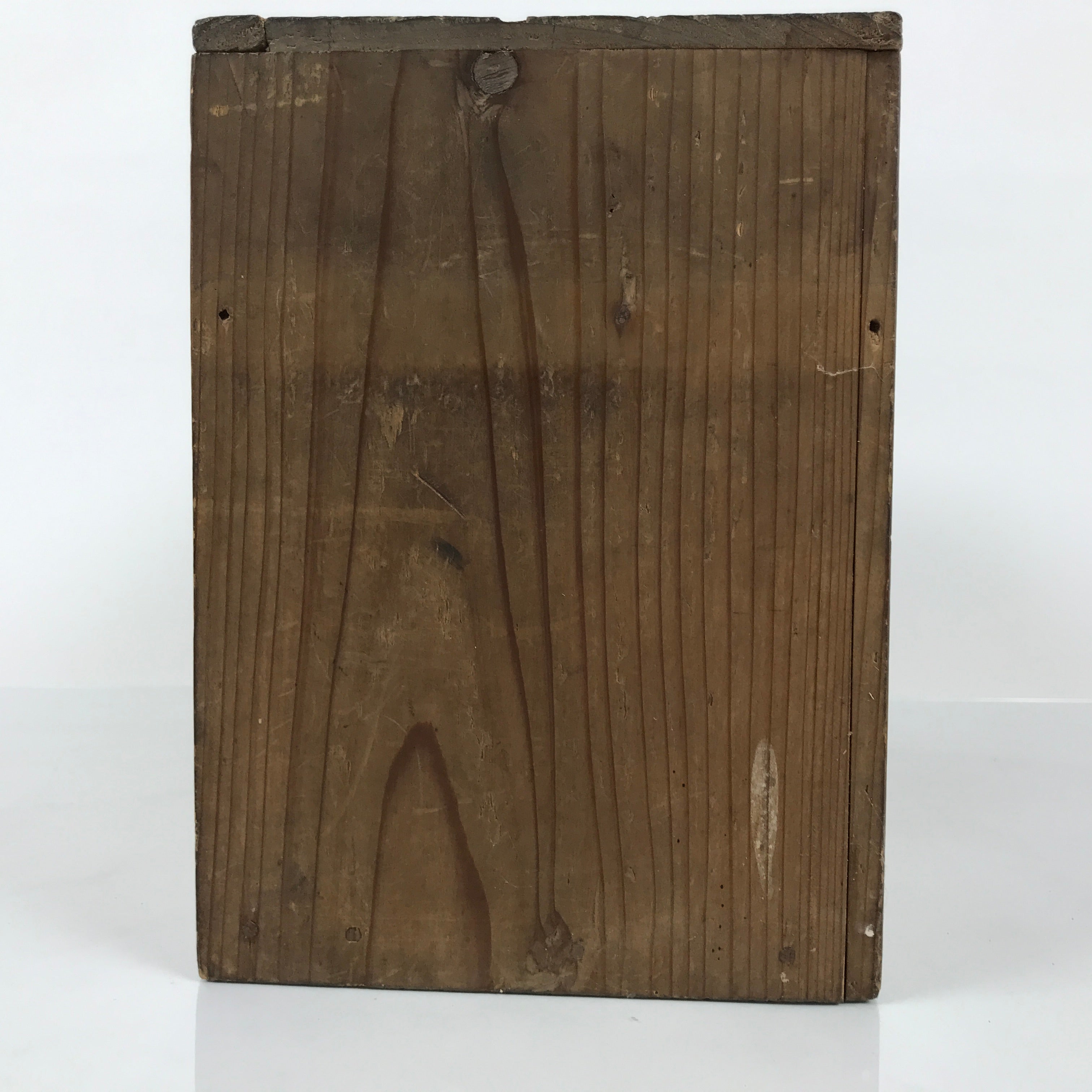 Antique Japanese Buddhist Altar Fitting Wooden Kuge Offering Stand 2pc Box BA816