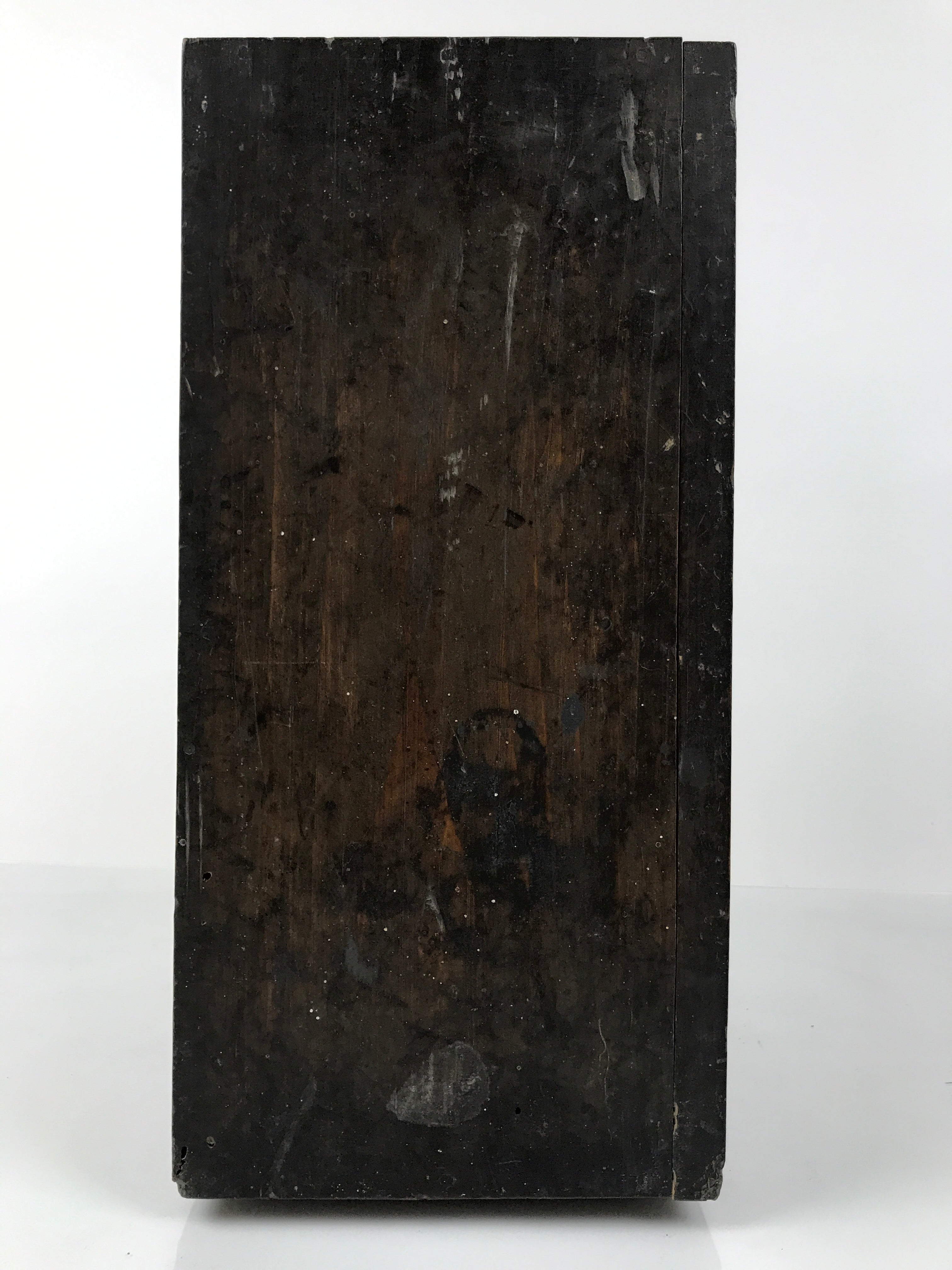 Antique Japanese Buddhist Altar Fitting Wooden Kuge Offering Stand 2pc Box BA817