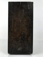 Antique Japanese Buddhist Altar Fitting Wooden Kuge Offering Stand 2pc Box BA817
