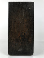 Antique Japanese Buddhist Altar Fitting Wooden Kuge Offering Stand 2pc Box BA817