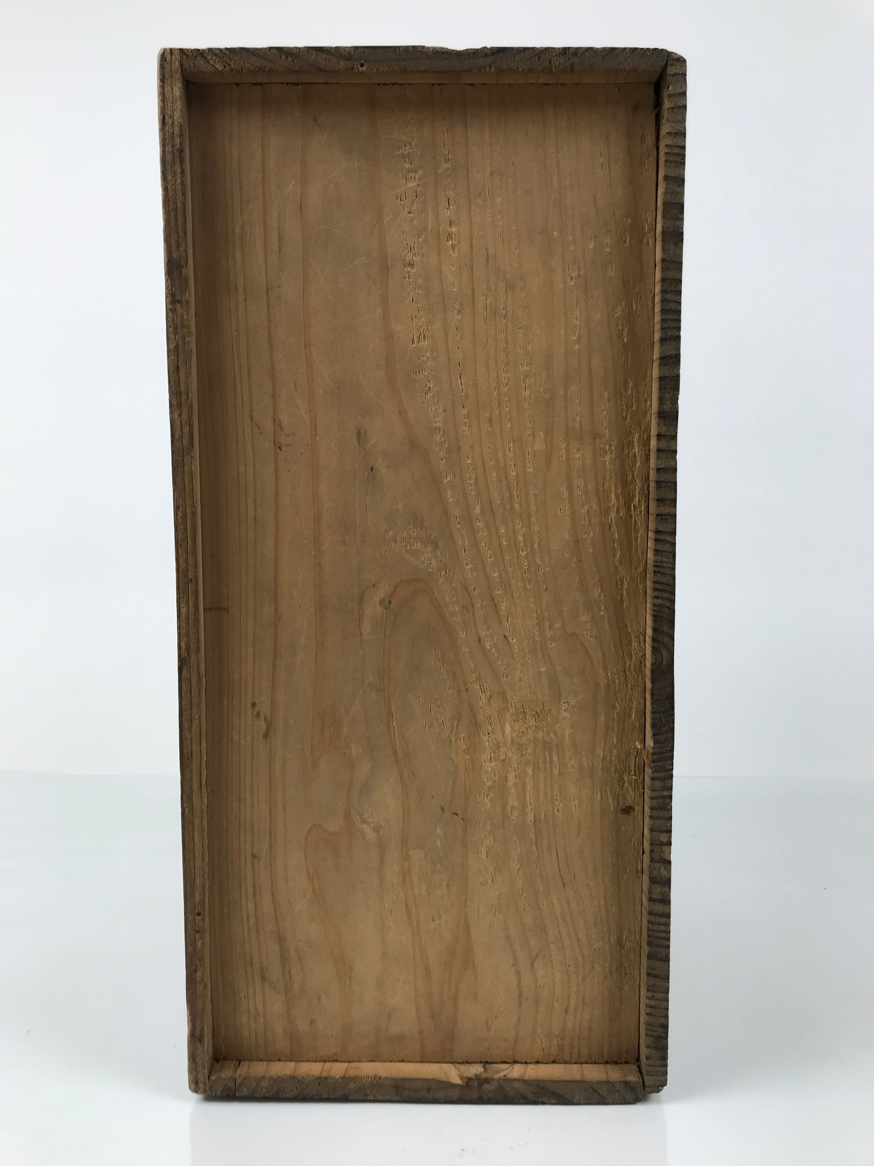 Antique Japanese Buddhist Altar Fitting Wooden Kuge Offering Stand 2pc Box BA817