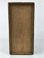 Antique Japanese Buddhist Altar Fitting Wooden Kuge Offering Stand 2pc Box BA817