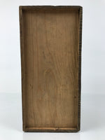 Antique Japanese Buddhist Altar Fitting Wooden Kuge Offering Stand 2pc Box BA817