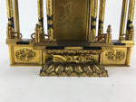 Antique Japanese Buddhist Altar Inside Gold Gilt Temple Lacquered Gold BA1