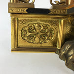 Antique Japanese Buddhist Altar Inside Gold Gilt Temple Lacquered Gold BA1
