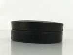 Antique Japanese Buddhist Altar Lacquer Wood Incense Container Kogo Black BA640