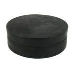 Antique Japanese Buddhist Altar Lacquer Wood Incense Container Kogo Black BA640