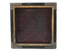 Antique Japanese Buddhist Altar Lacquered Drawer Brown Box Rectangle BA815