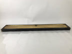 Antique Japanese Buddhist Altar Part Outer Door Panel Lacquer Gold Brown BA490