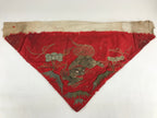 Antique Japanese Buddhist Altar Tablecloth Uchishiki Triangle Maejyoku BU925