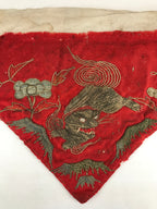 Antique Japanese Buddhist Altar Tablecloth Uchishiki Triangle Maejyoku BU925