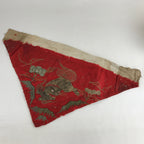 Antique Japanese Buddhist Altar Tablecloth Uchishiki Triangle Maejyoku BU925