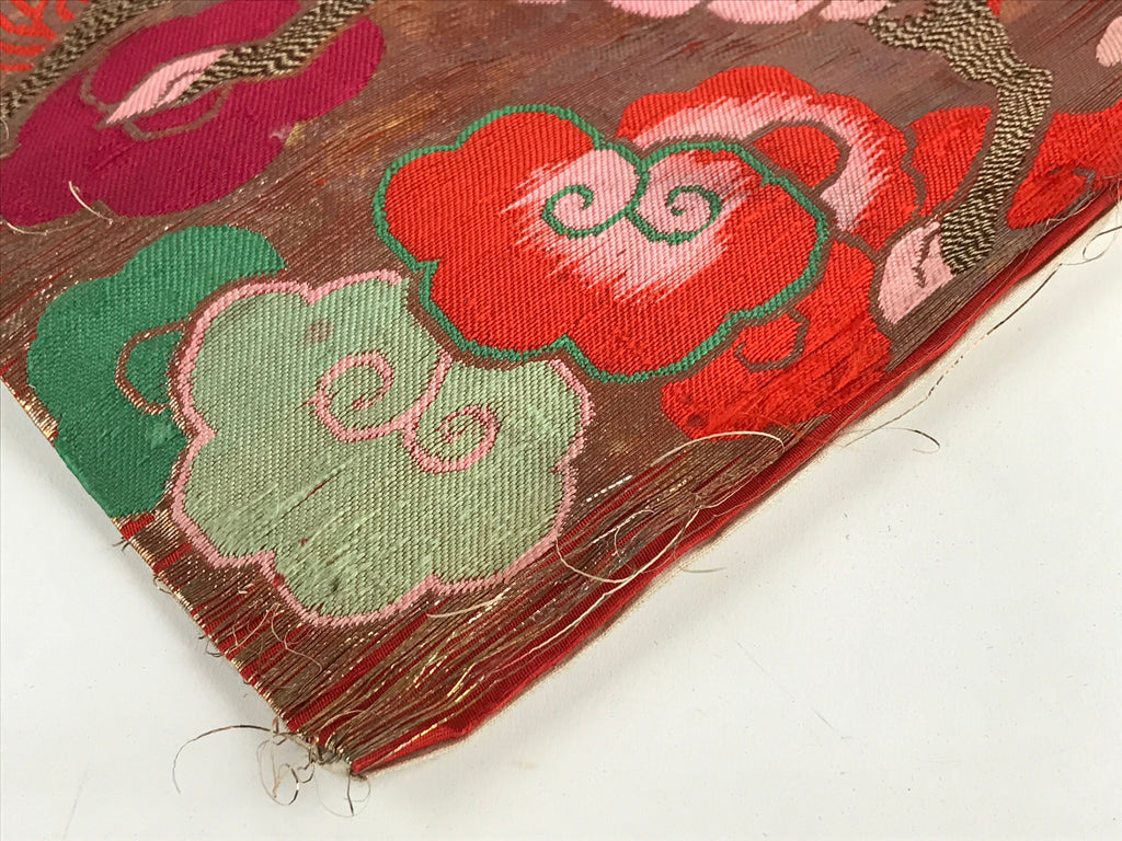 Antique Japanese Buddhist Altar Tablecloth Uchishiki Triangle Uwajoku Maejyoku B