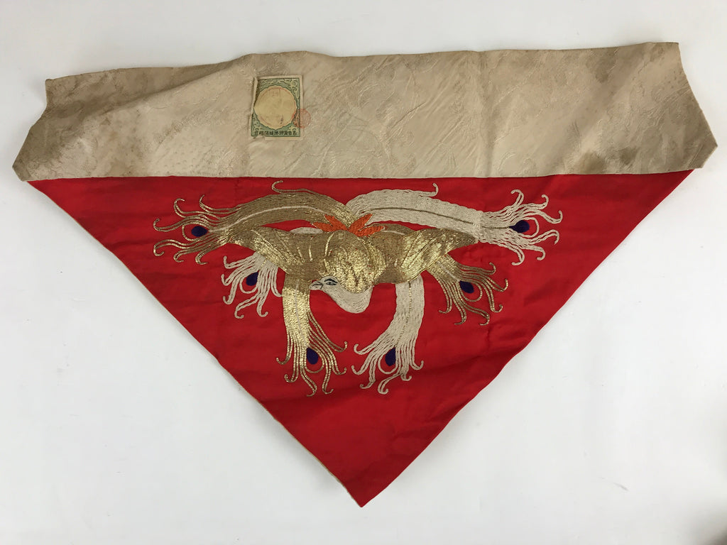 Antique Japanese Buddhist Altar Tablecloth Uchishiki Triangle Uwajoku Maejyoku B