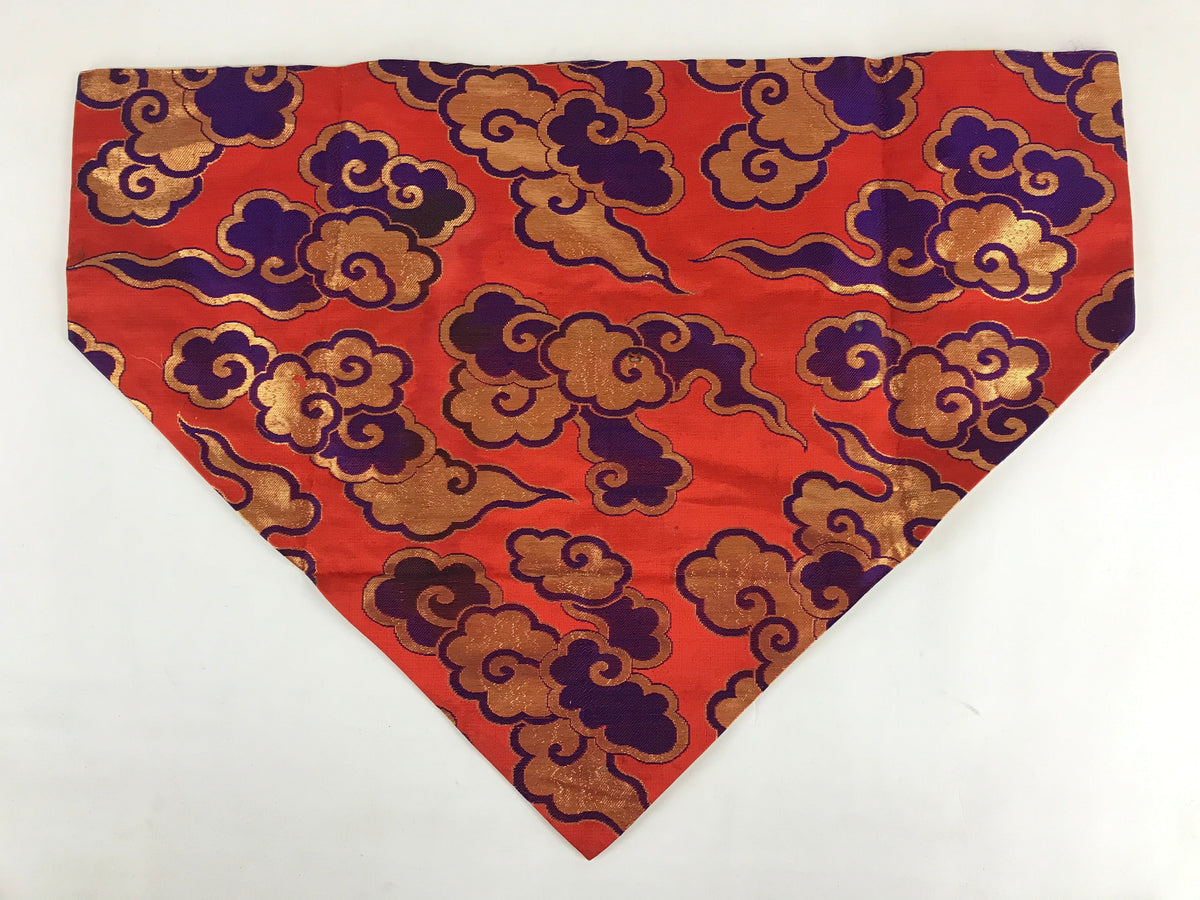 Antique Japanese Buddhist Altar Tablecloth Uchishiki Triangle Uwajoku Maejyoku B