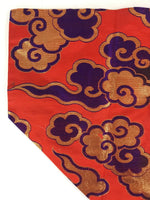 Antique Japanese Buddhist Altar Tablecloth Uchishiki Triangle Uwajoku Maejyoku B