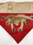 Antique Japanese Buddhist Altar Tablecloth Uchishiki Triangle Uwajoku Maejyoku B