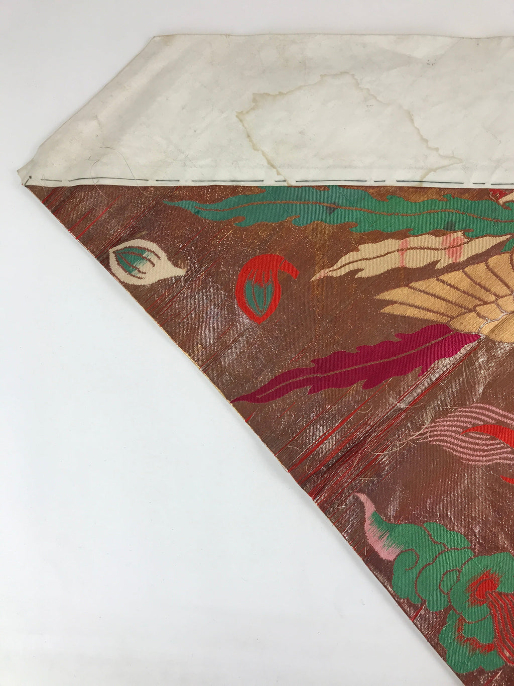 Antique Japanese Buddhist Altar Tablecloth Uchishiki Triangle Uwajoku Maejyoku B