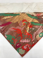 Antique Japanese Buddhist Altar Tablecloth Uchishiki Triangle Uwajoku Maejyoku B